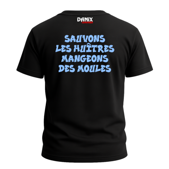 Tshirt Sauvons les Huitres mangeons des moules